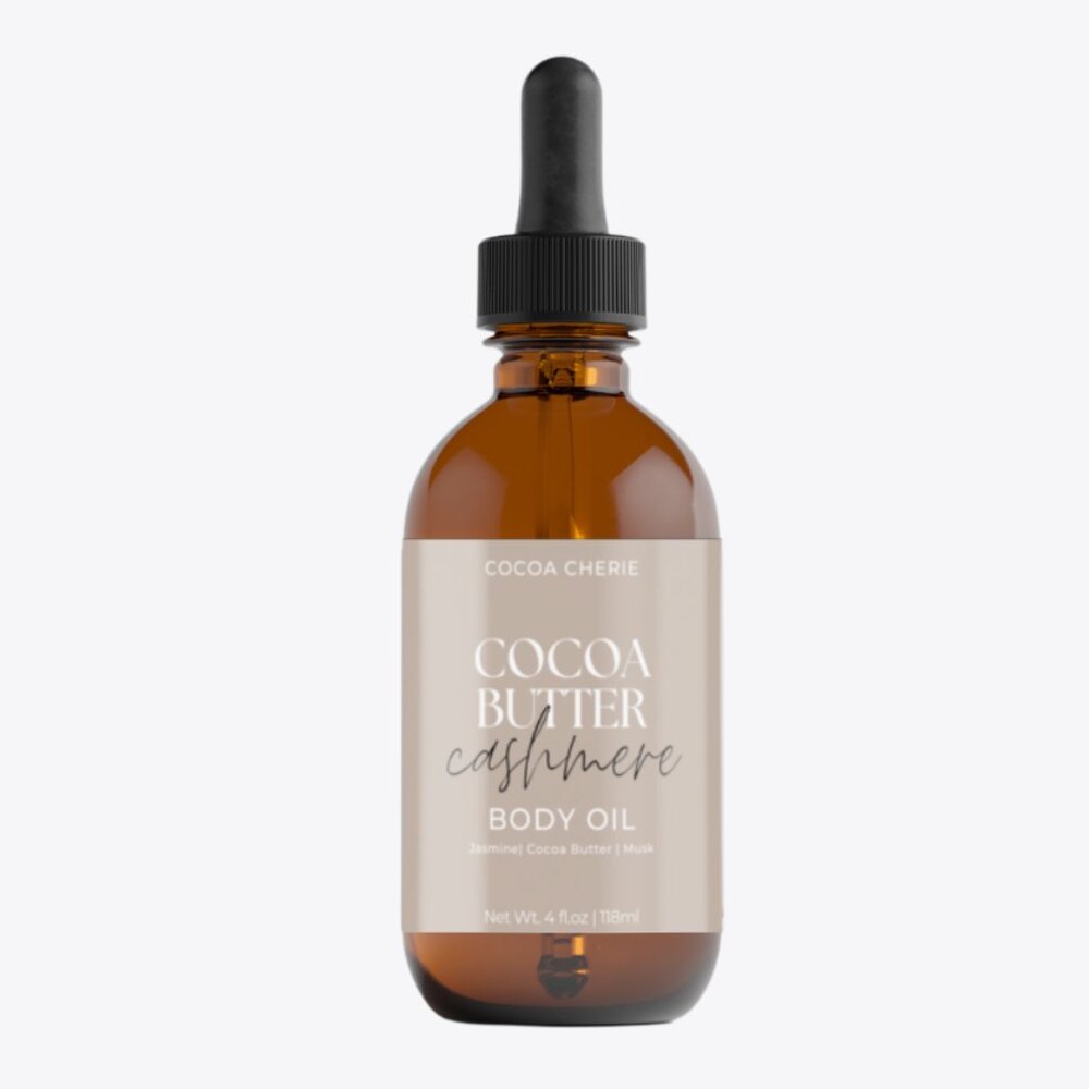 Cocoa Butter Cashmere Body Oil – 4 oz.